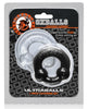 Load image into Gallery viewer, Oxballs Ultraballs Cock Rings - Black/Clear Pack of 2