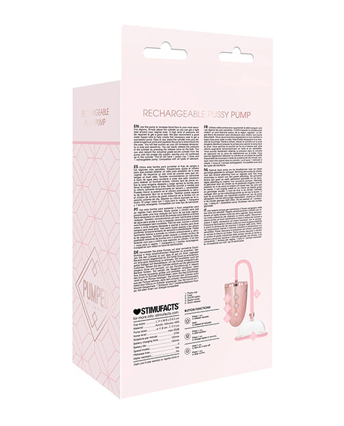 Cargue la imagen en el visor de la galería, Set de bomba automática recargable para vagina Shots Pumped - Oro rosa