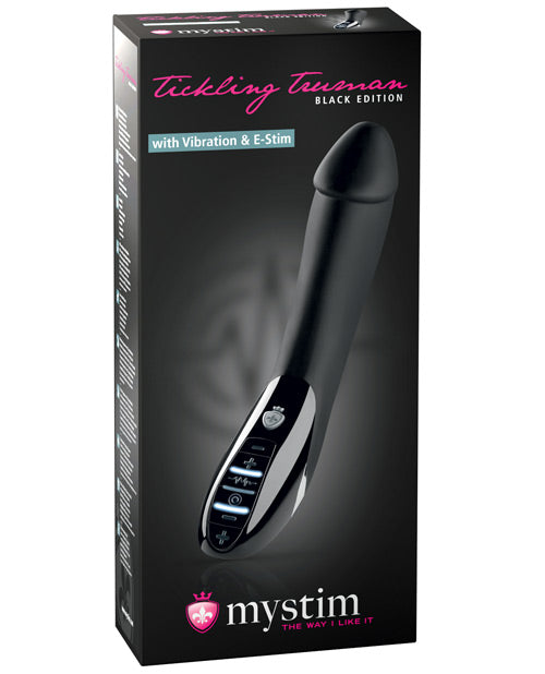 Carica l'immagine nel visualizzatore Galleria, Mystim Tickling Truman eStim Vibrator Black Edition - Black