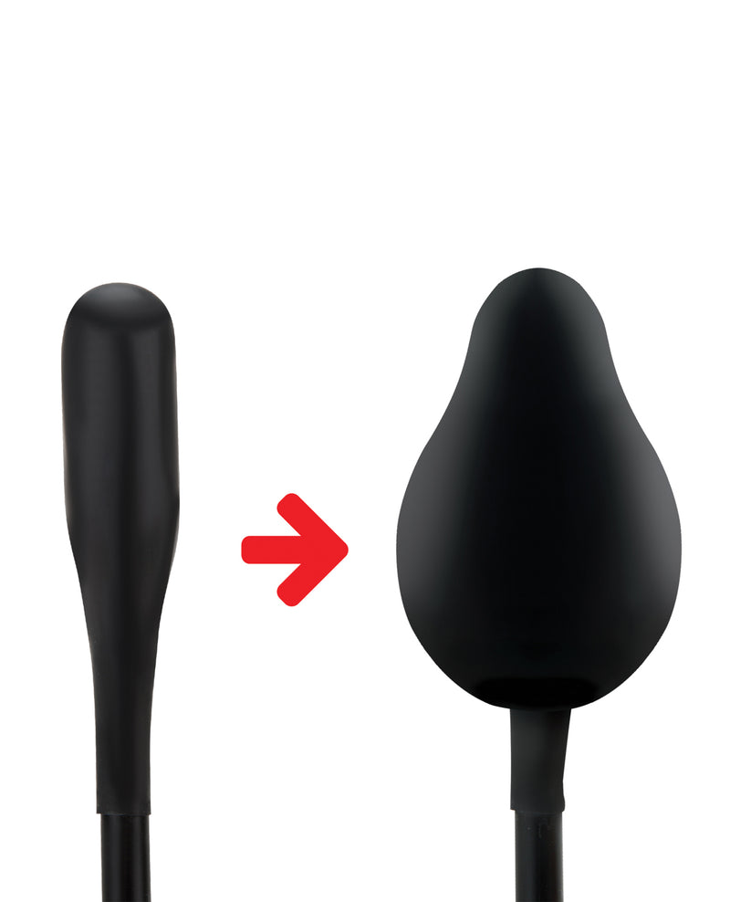 Încărcați imaginea în vizualizatorul Galerie, Lux Fetish Classic Inflatable Anal Balloon - Black