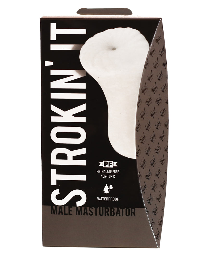 Load image into Gallery viewer, Yes Strokin It Masturbator Ribbed Interior and Double Holes