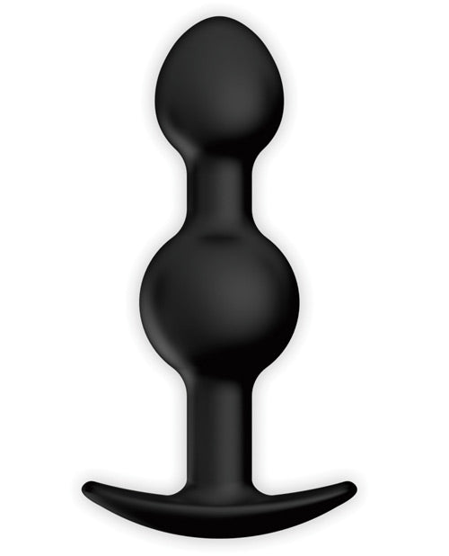 Load image into Gallery viewer, Pretty Love 4.92" Silicone Anal Plug w/Ball - Black