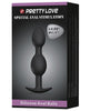 Load image into Gallery viewer, Pretty Love 4.92" Silicone Anal Plug w/Ball - Black