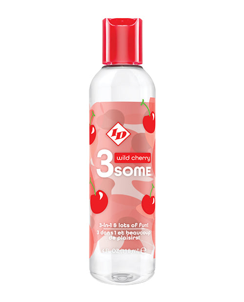 Load image into Gallery viewer, ID 3some 3 in 1 Lubricant - 4 oz Wild Cherry