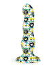 Cargue la imagen en el visor de la galería, Collage Diamonds & Hearts Curvy Silicone Dildo