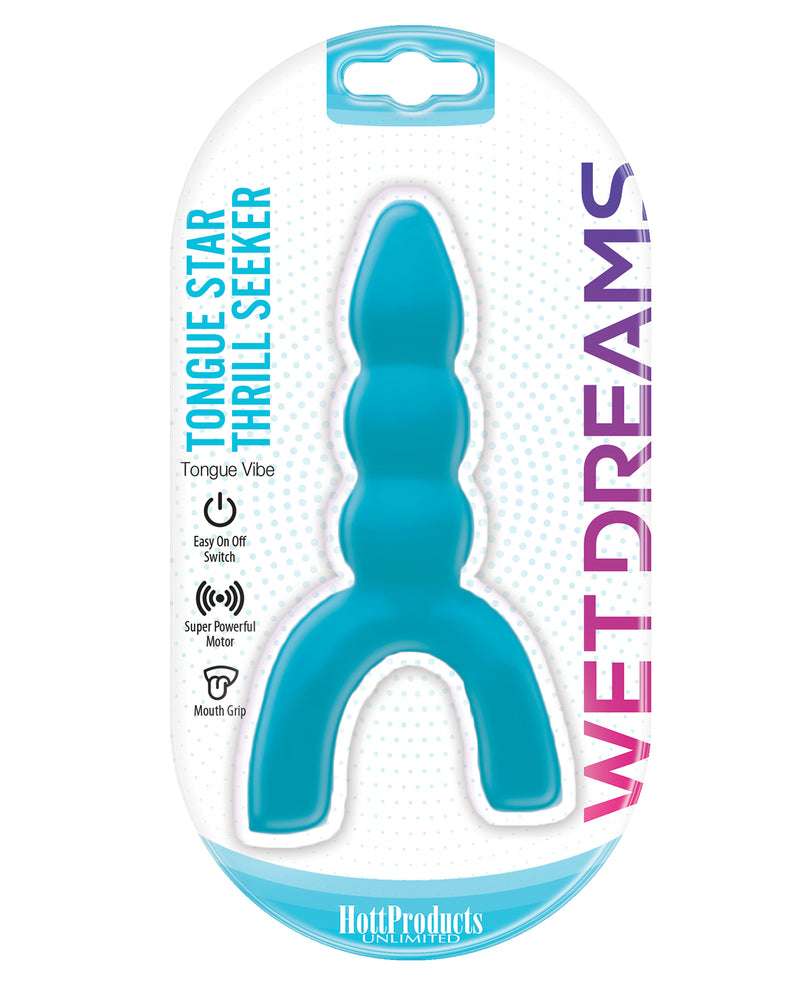 Carica l'immagine nel visualizzatore Galleria, Wet Dreams Lingua Stella Cercatore di Emozioni Vibro - Blu