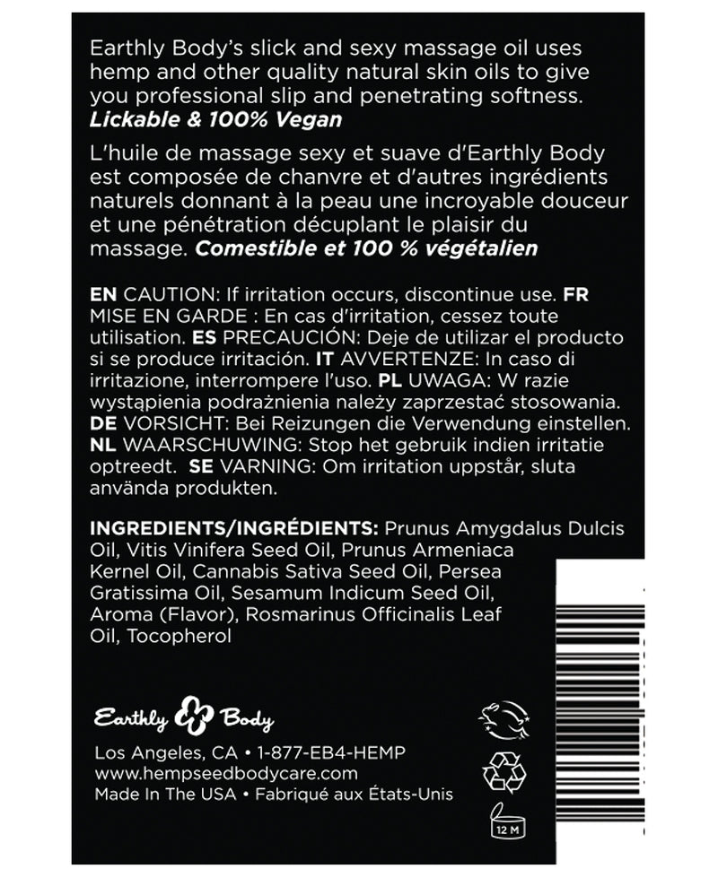Ladda bilden i Galleri Viewer, Earthly Body ätbar massageolja - 2 oz mango