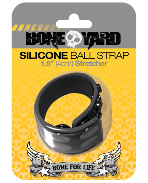 Load image into Gallery viewer, Boneyard 1.5" Ball Strap - Black