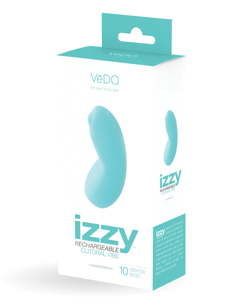 Indlæs billede i gallerifremviser, VeDO Izzy Rechargeable Clitoral Vibe - Turquoise