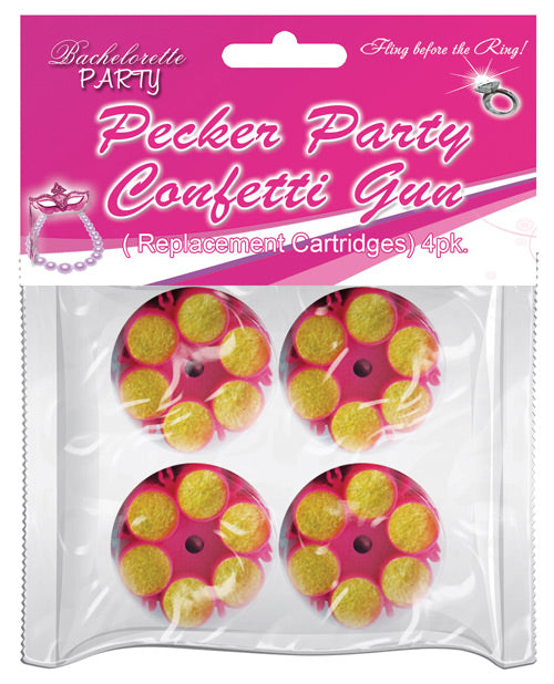 Load image into Gallery viewer, Party Pecker Confetti Refill Cartridge - Pack of 4