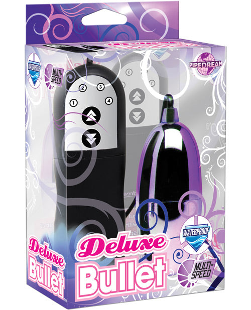 Carica l'immagine nel visualizzatore Galleria, Vibratore Deluxe Bullet Impermeabile - Viola Multivelocità