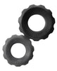 Load image into Gallery viewer, Hunky Junk Cog Ring 2 Size Double Pack - Tar & Stone Pack of 2