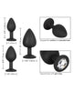 Load image into Gallery viewer, Silicone Gem Anal Kit - Black