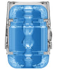 Load image into Gallery viewer, Main Squeeze Pop Off Optix Crystal Blue Variable Pressure Stroker