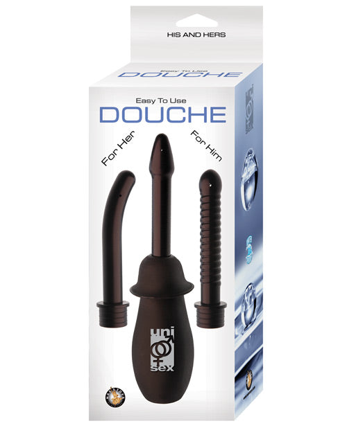 Cargue la imagen en el visor de la galería, His & Hers Easy To Use Douche - Black