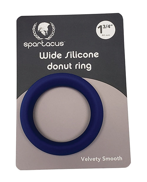Cargue la imagen en el visor de la galería, Spartacus 1.75" Wide Silicone Donut Ring - Blue