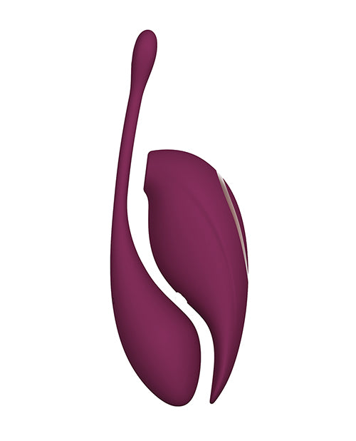 Încărcați imaginea în vizualizatorul Galerie, Shots Twitch 2 Vibrator w/Remote Control Vibrating Egg - Burgundy