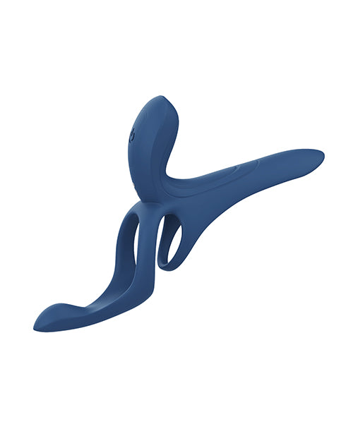 Load image into Gallery viewer, Pleasure Pivot App-Controlled Couples Vibrators - Navy Blue