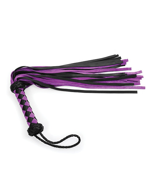 Indlæs billede i gallerifremviser, Plesur 22" Leather Flogger - Purple