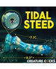 Load image into Gallery viewer, Creature Cocks Sea Stallion Vibrating Dildo w/ Remote - Blue/Yellow