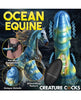 Load image into Gallery viewer, Creature Cocks Sea Stallion Vibrating Dildo w/ Remote - Blue/Yellow