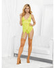 Charger l'image dans la visionneuse de la galerie, Neons Bustier w/Nude Hose & G-String Neon Lime XL