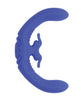 Załaduj obraz do przeglądarki galerii, Evolved Lovebirds Curved Dual-Ended Rabbit Vibe w/Remote Control - Blue