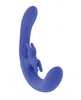 Załaduj obraz do przeglądarki galerii, Evolved Lovebirds Curved Dual-Ended Rabbit Vibe w/Remote Control - Blue