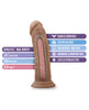 Load image into Gallery viewer, Blush Au Naturel 8" Dildo w/Suction Cup - Mocha