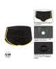 Załaduj obraz do przeglądarki galerii, Boundless Boxer Brief - Black/Yellow S/M