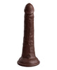 Cargue la imagen en el visor de la galería, King Cock Elite 7" Dual Density Silicone Cock - Brown
