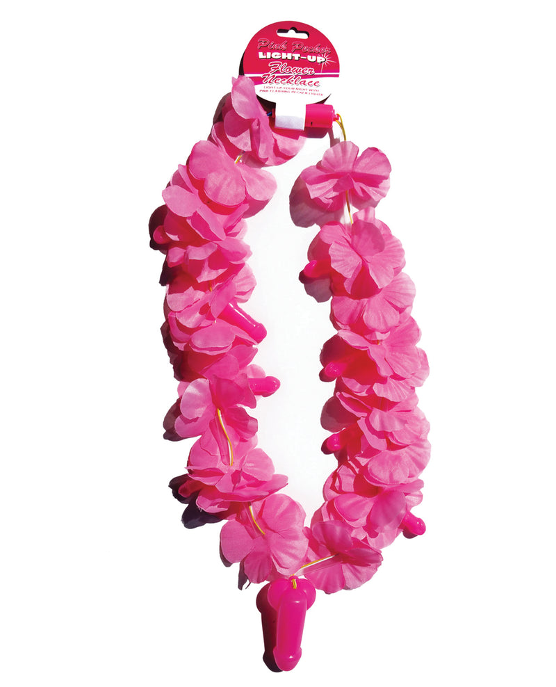 Indlæs billede i gallerifremviser, Light Up Flower Pecker Necklace - Pink