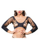 Load image into Gallery viewer, Beverly Hills Naughty Girl Crotchless Side Straps Leggings Black O/S