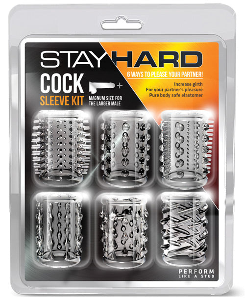 Ladda bilden i Galleri Viewer, Blush Stay Hard kukhylsa kit - Klar ask med 6 stycken