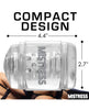 Charger l'image dans la visionneuse de la galerie, Curve Toys Mistress Double Shot Pussy & Ass Mini Masturbator - Clear