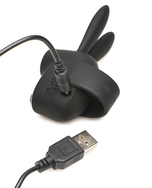 Load image into Gallery viewer, Shegasm Sucky Bunny Clit Stimulator - Black
