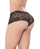 Load image into Gallery viewer, Lace Boyshort Black MD