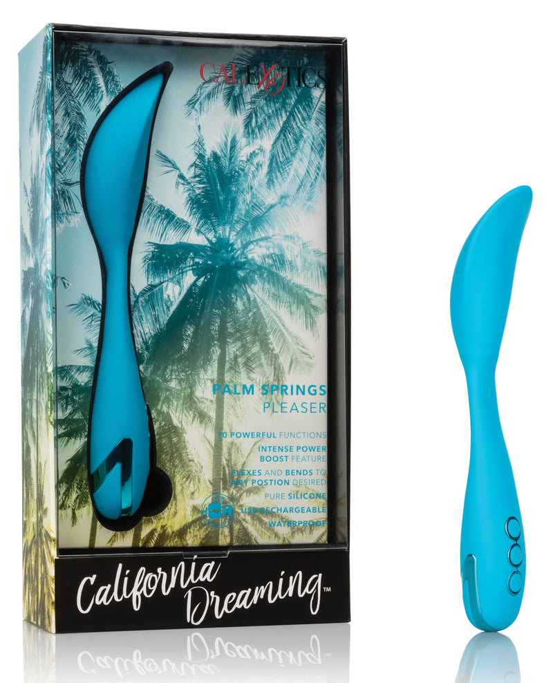Cargue la imagen en el visor de la galería, California Dreaming Palm Springs Pleaser - Blue