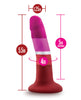Load image into Gallery viewer, Blush Avant P3 Lesbian Pride Silicone Dong - Beauty