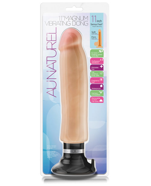Cargue la imagen en el visor de la galería, Blush Au Naturel Dong Vibrador Magnum de 11" - Beige