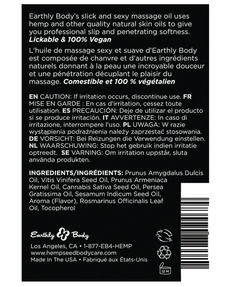 Load image into Gallery viewer, Earthly Body Edible Massage Oil - 2 oz Pineapple