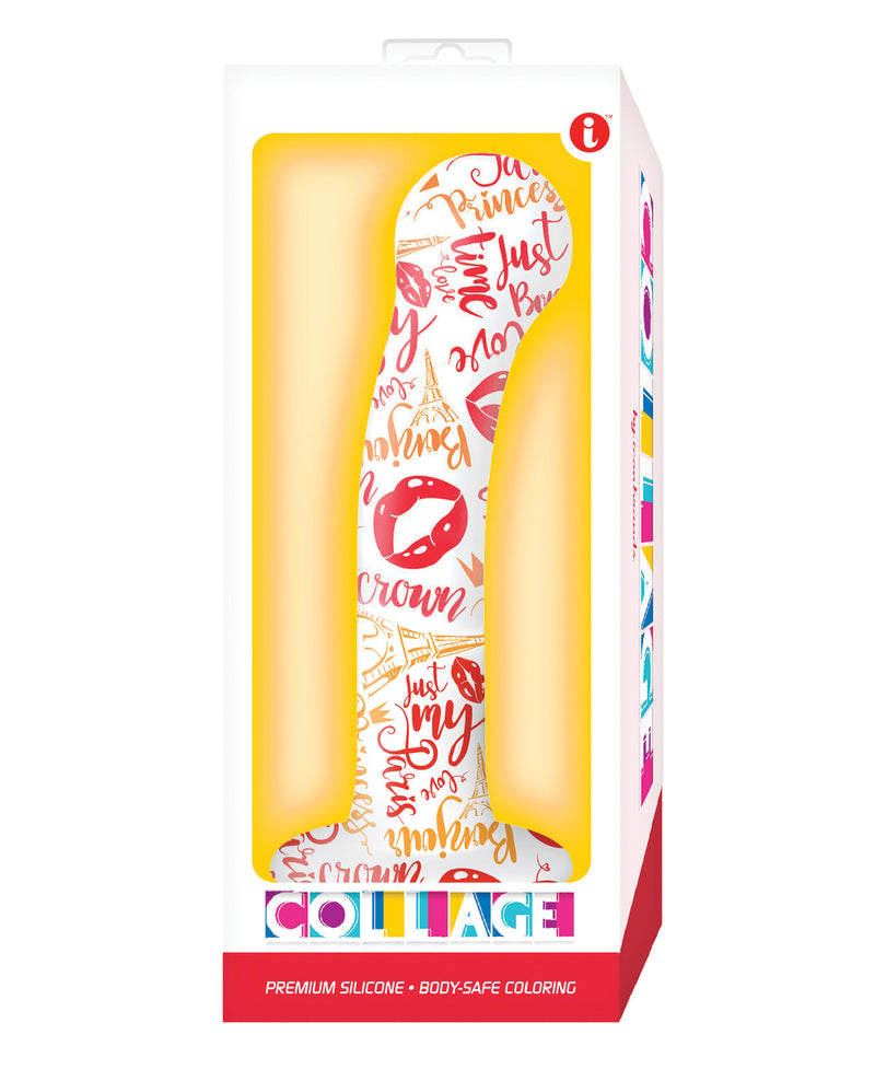 Load image into Gallery viewer, Collage I Remember Paris G Spot Silicone Dildo