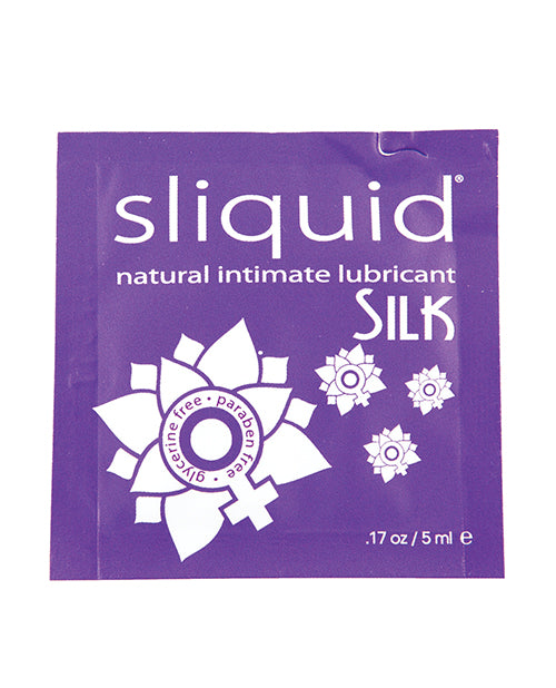 Charger l'image dans la visionneuse de la galerie, Sliquid Naturals Silk Water Based Lubricant Hybrid With Silicone 0.17 Oz Pillow