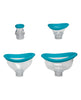 Cargue la imagen en el visor de la galería, Bloom Intimate Body Automatic Vibrating Rechargeable Pump - Sky Blue/White
