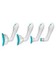 Cargue la imagen en el visor de la galería, Bloom Intimate Body Automatic Vibrating Rechargeable Pump - Sky Blue/White