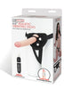 Load image into Gallery viewer, Lux Fetish 6.5" Realistic Vibrating Dildo w/Strap On Harness Set