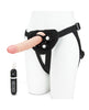 Load image into Gallery viewer, Lux Fetish 6.5" Realistic Vibrating Dildo w/Strap On Harness Set