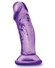 Cargue la imagen en el visor de la galería, Blush B Yours Sweet N Small 4 Inch Dildo With Suction Cup Purple