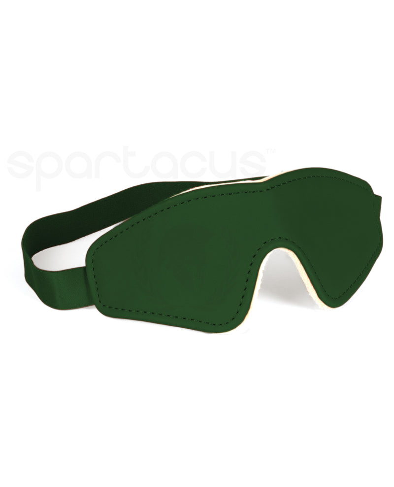 Load image into Gallery viewer, Spartacus PU Blindfold w/Plush Lining - Green