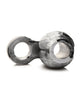 Load image into Gallery viewer, Creature Cocks Night Prowler Silicone Penis Sleeve & Ball Stretcher - Medium, Silver/Black